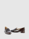 Sapatos Mocassins em Castanho